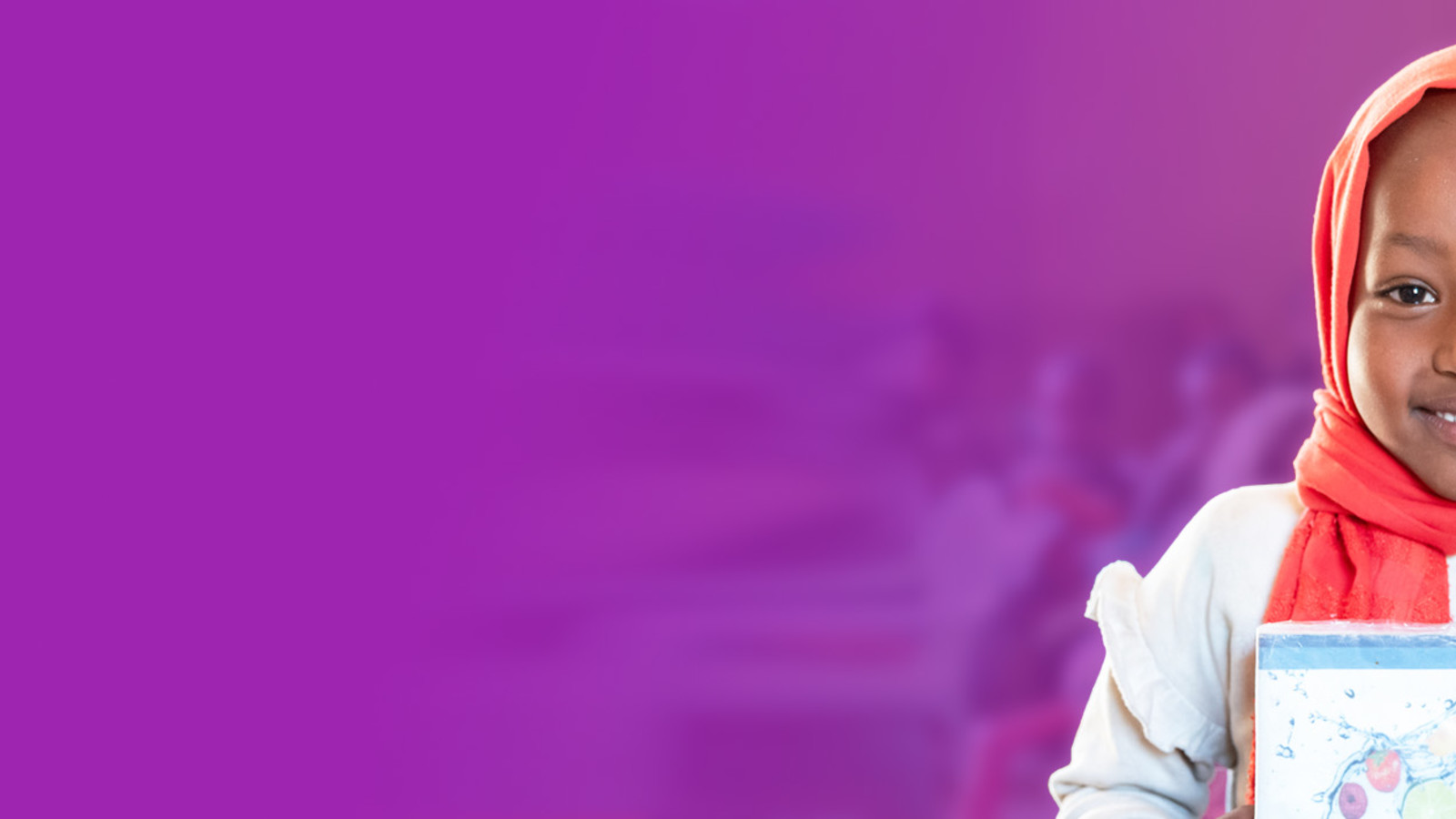 Girl holding a notebook