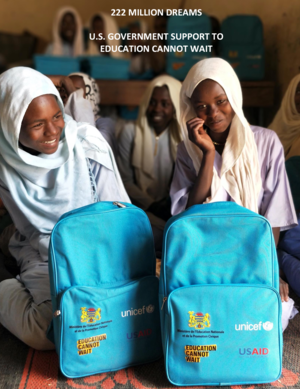 Girls with ECW Backpacks