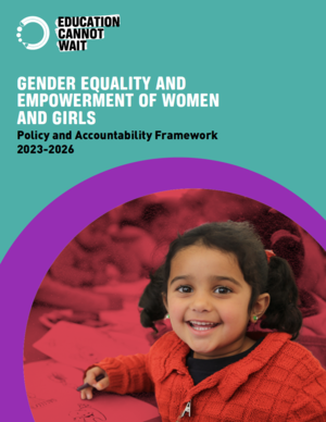 Cover of ECW's Gender Framework Policy
