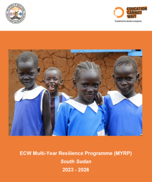 Children from South Sudan Pose Together