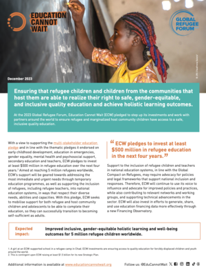 Screen capture of ECW's Pledge