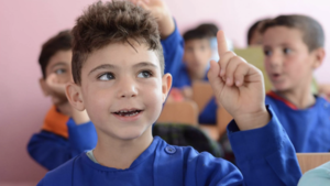School boy in Syria
