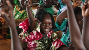 Children in a classroom