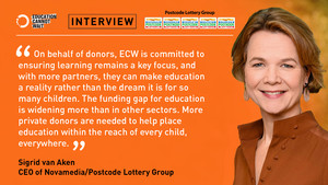 Postcode Lottery Group CEO quote card