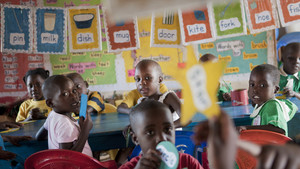 Children in an early childhood classroom.