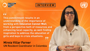 United Nations Resident Coordinator in Colombia Mireia Villar Forner