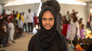 Girl in Sudan.