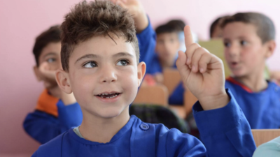 School boy in Syria