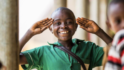 Young boy from Uganda