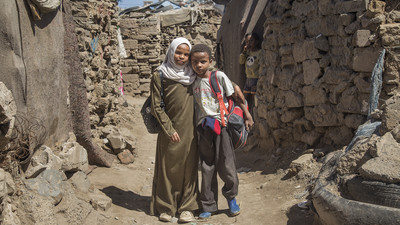 Kids in Yemen.