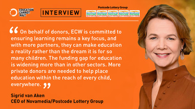 Postcode Lottery Group CEO quote card