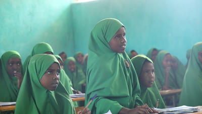 Children in Ethiopia smile