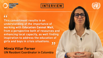 United Nations Resident Coordinator in Colombia Mireia Villar Forner