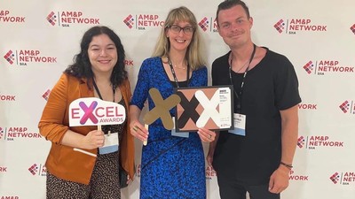 ECW and Vardot at the Excel Awards Ceremony.