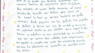 Gabriela's letter