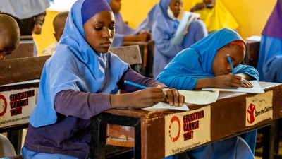 In crisis-stricken North-East Nigeria, out-of-school children find new hope thanks to an accelerated learning programme funded by Education Cannot Wait