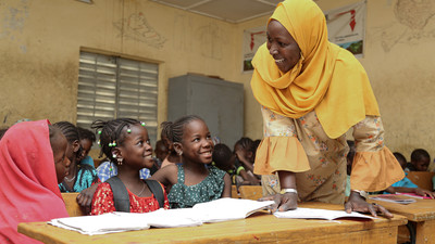 Teacher in Mali.