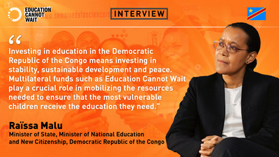 Quote card of Raïssa Malu is Minister of State, Minister of National Education and New Citizenship for the DRC