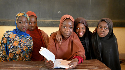 Girls in Niger.