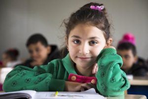 An 8-year-old refugee from Afrin in Syria now living in Iraq. Despite huge needs, mental health services for children affected by conflict are very limited, with just one psychologist per one million people in Iraq. © Panos/Save the Children, 2018