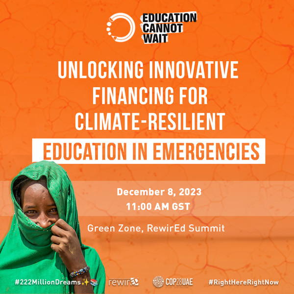 Flyer of ECW's event at COP