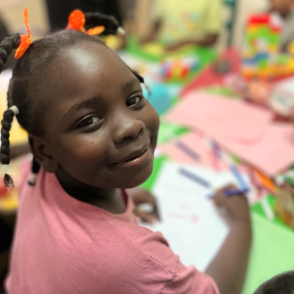 Young Sudanese girl in Egypt.