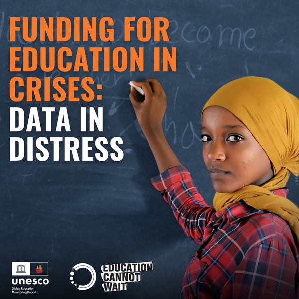 Girl writing on blackboard