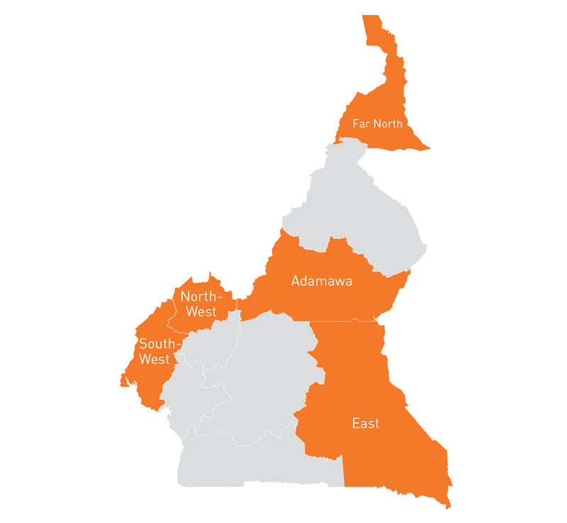 Cameroon map