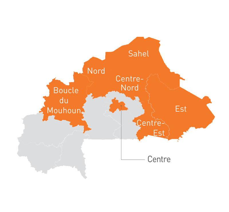 Burkina Faso map