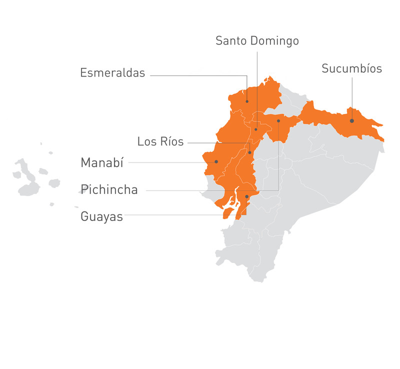 Ecuador map