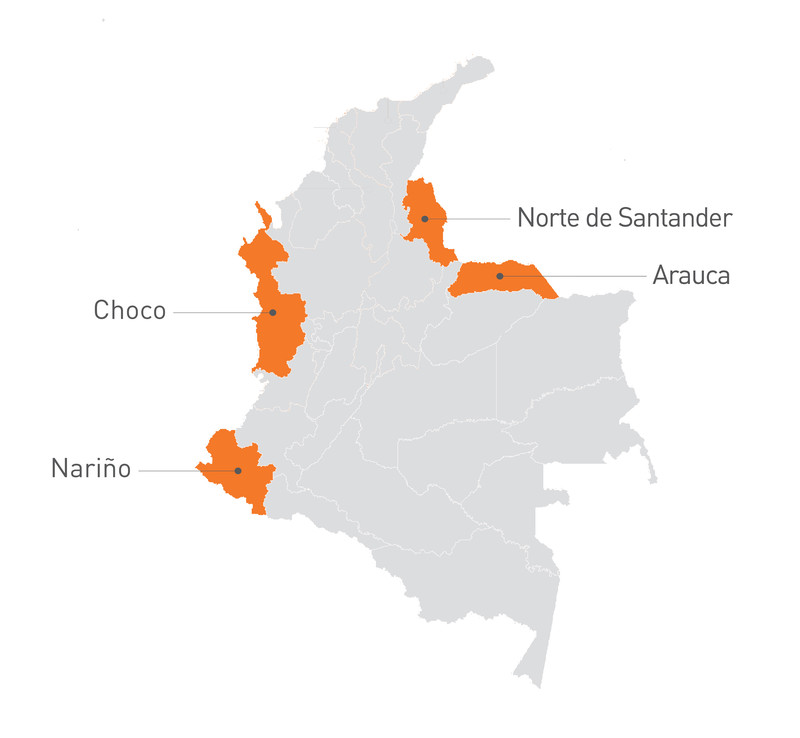 COLOMBIA MYRP May of Priority Areas