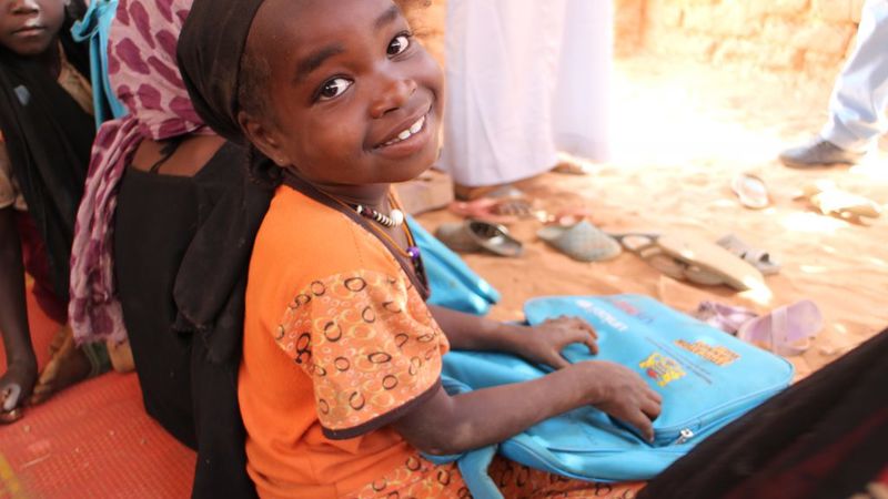 Fatma is a six-year-old Sudanese refugee living in a refugee camp in the east of Chad. For girls like Fatma, the security and stability of education provide hope for a brighter future. ©UNICEFChad/2018/Kim