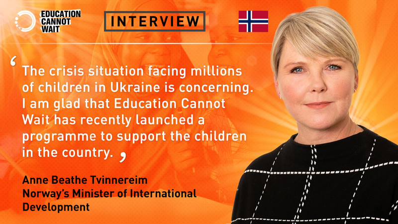 Norway Minister of International Development Anne Beathe Tvinnereim