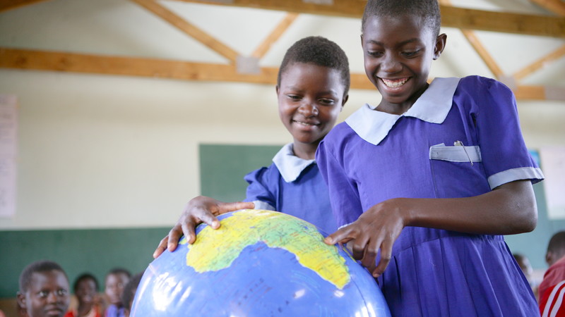 GIrls attending class