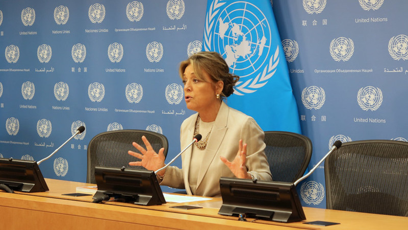 Yasmine Sherif at UN HQ