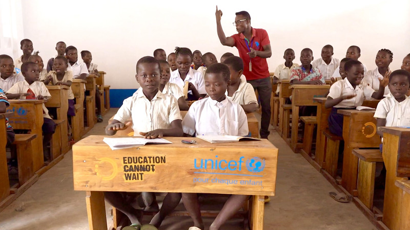 Children in classroom