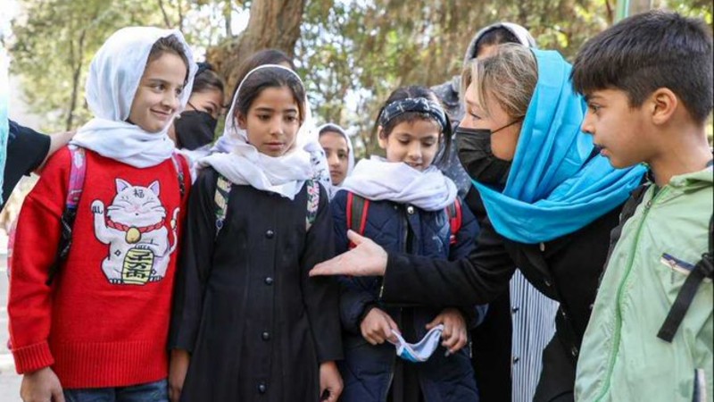 ECW Director Yasmine Sherif in Afghanistan