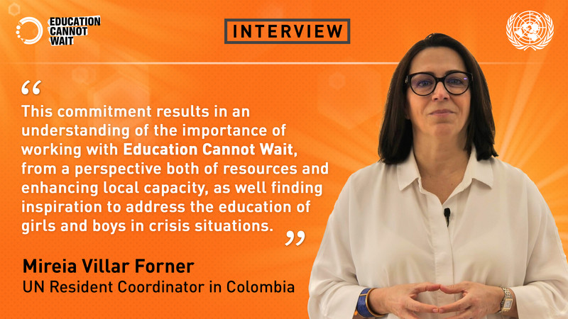 United Nations Resident Coordinator in Colombia Mireia Villar Forner