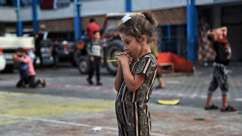 Young girl in Gaza.