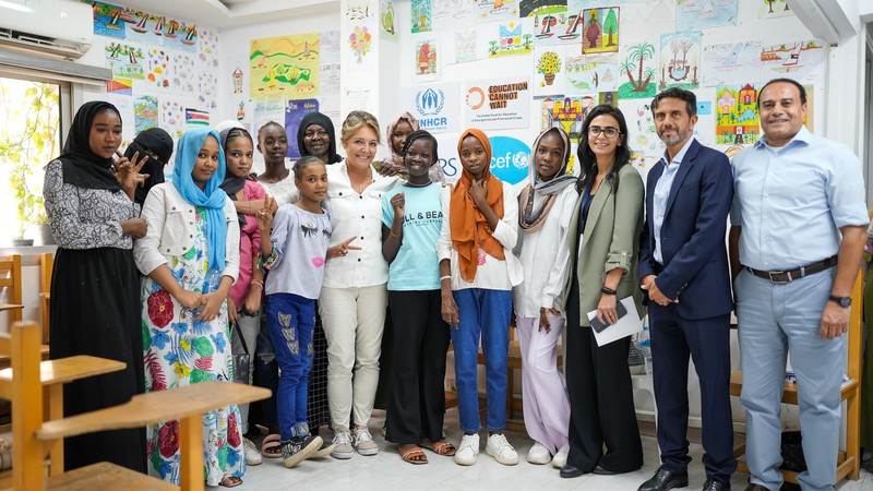 Yasmine Sherif ECW Executive Director group photo in Egypt