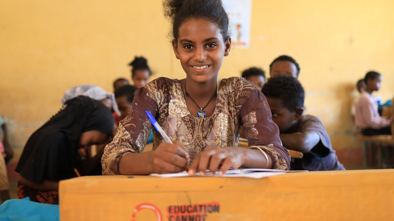 Student in Ethiopia.