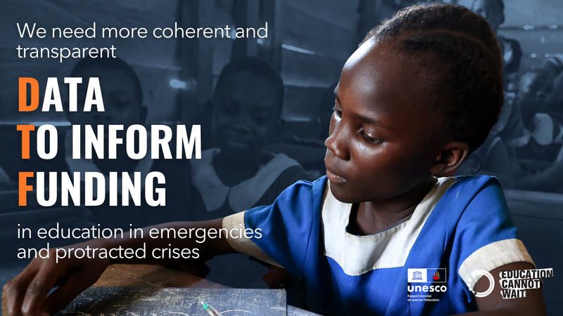Girl inside classroom sitting down writing on a board