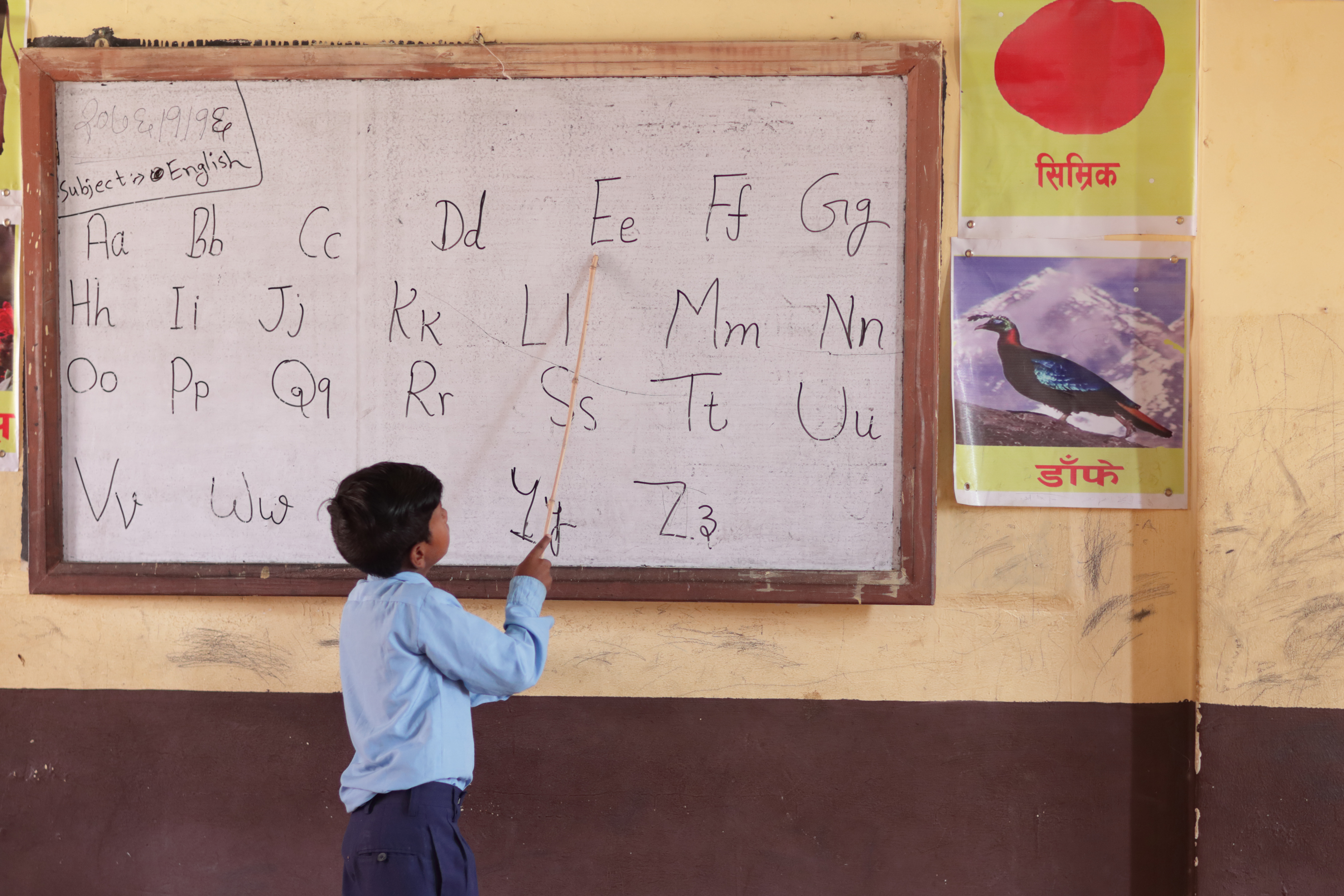 Boy in classroom