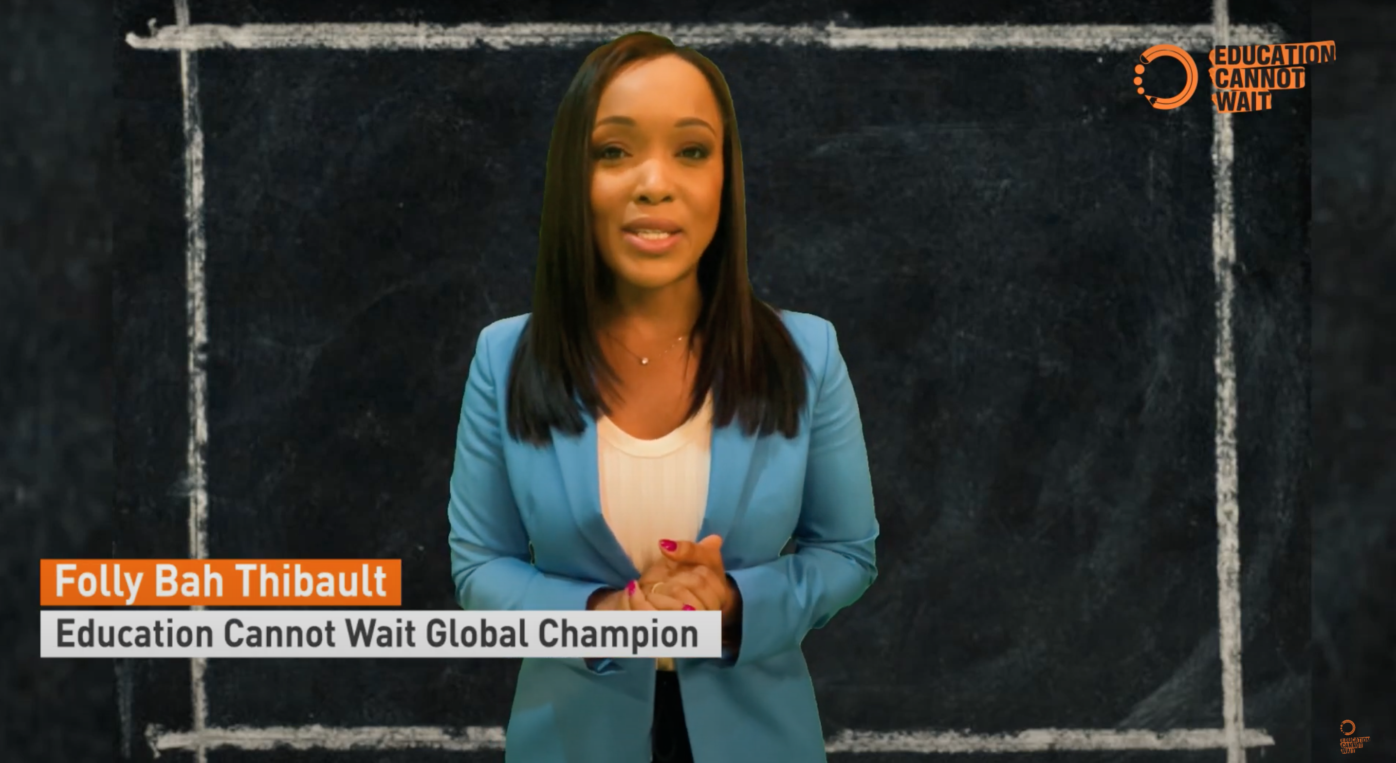 Folly during video announcing becoming ECW Global Champion