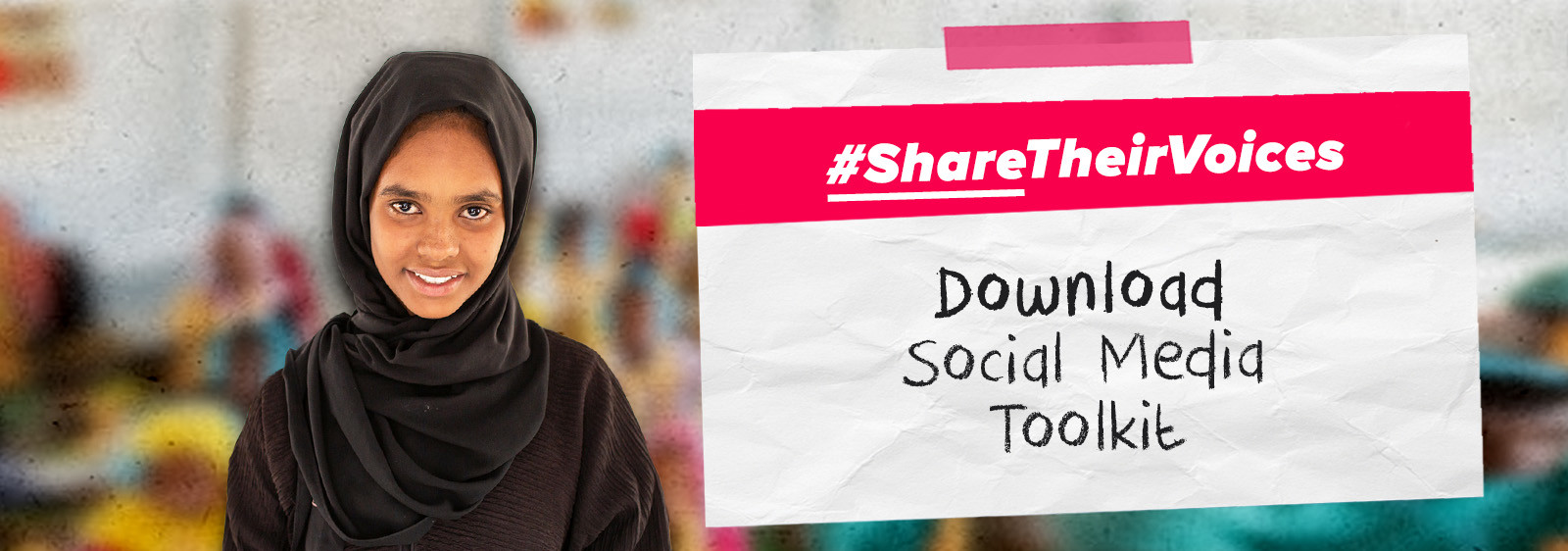 Sharetheirvoices banner image