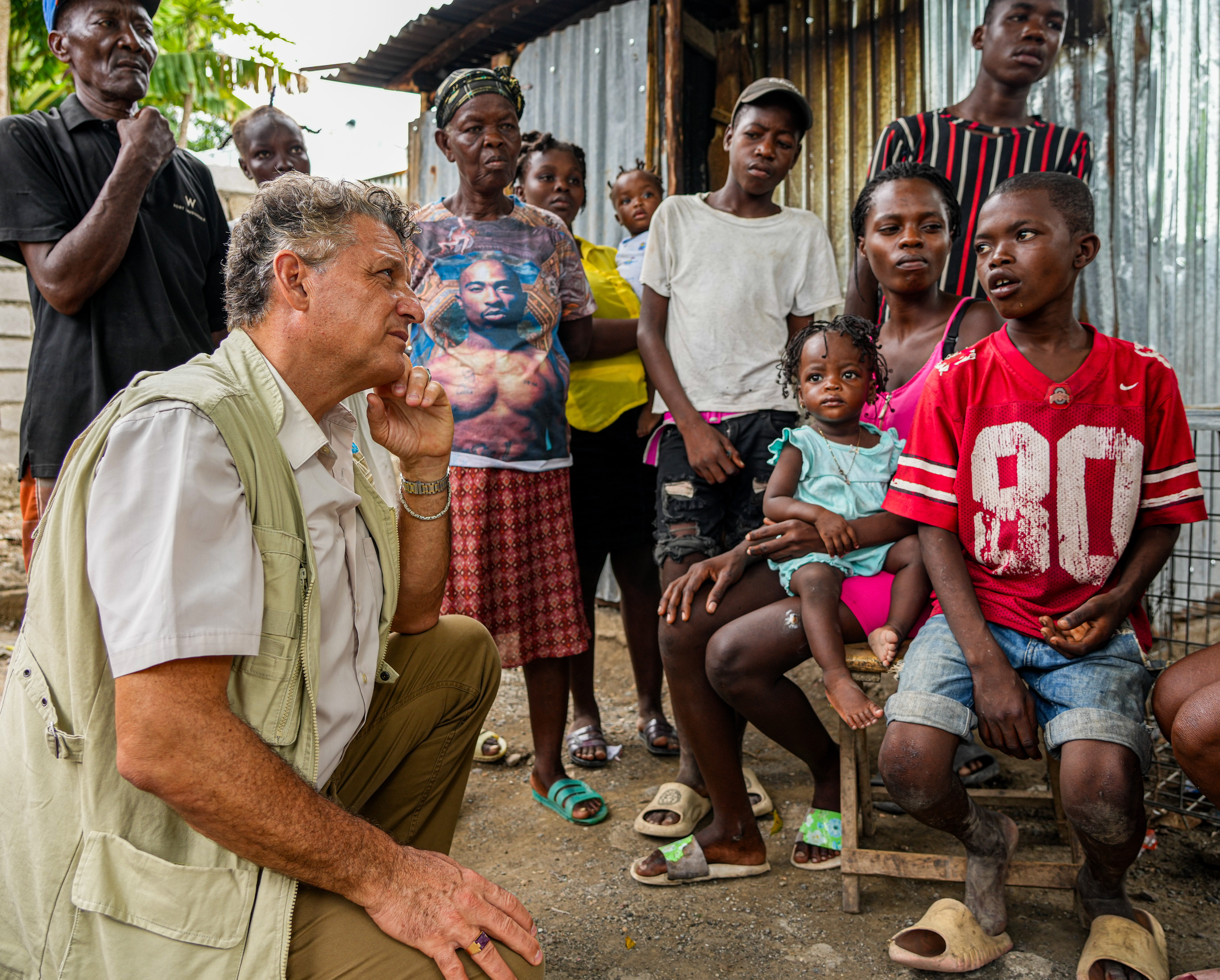 Bruno Maes in Haiti.