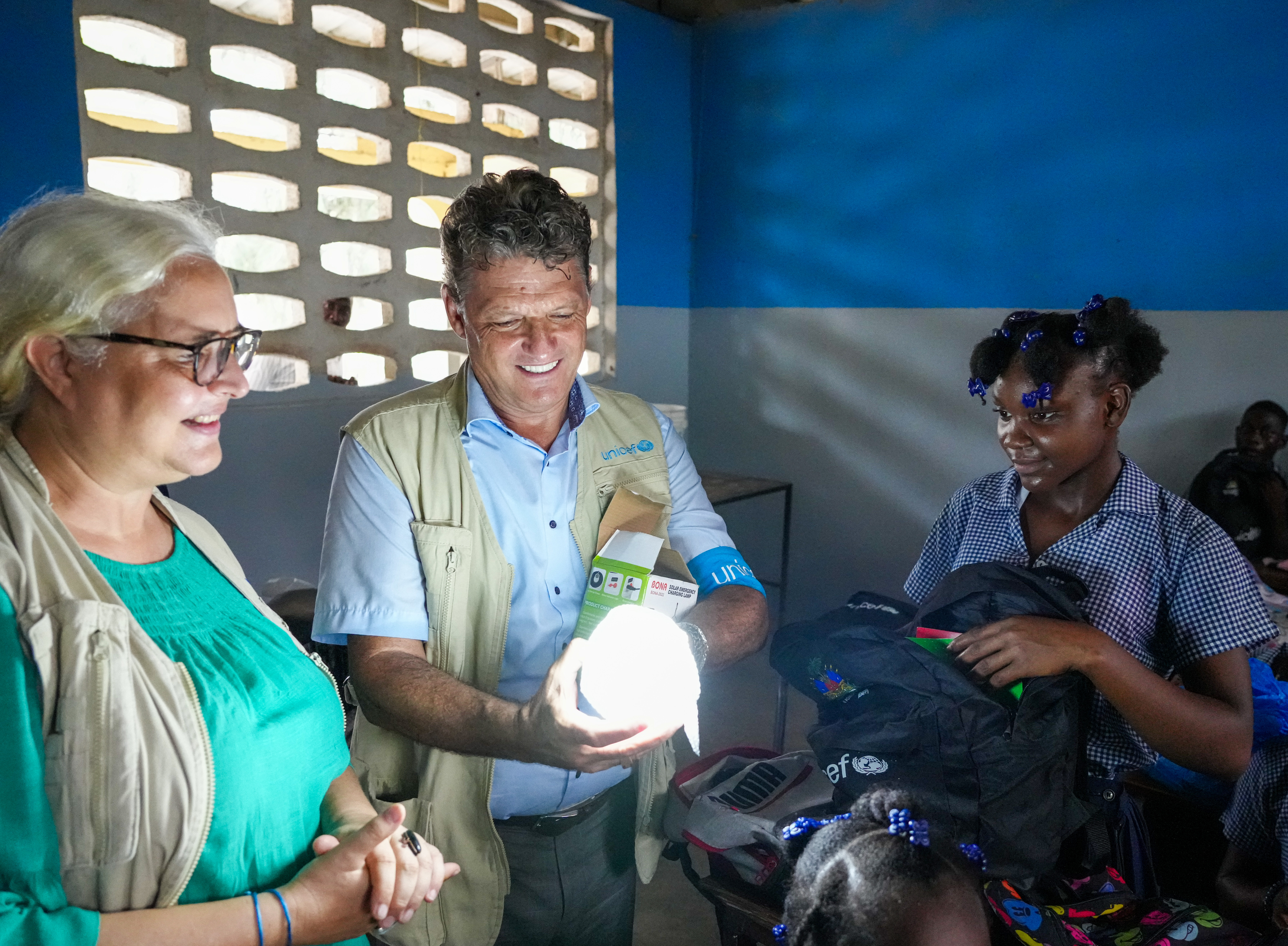 Bruno Maes in Haiti.