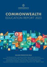 Cover of the Commonwealth Education 2023 Report