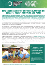 Cover of ECW Endorsement of COP28 Declaration
