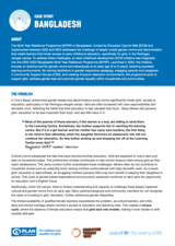 PLAN – Bangladesh Case Study Cover